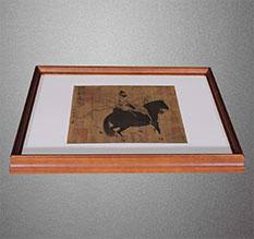 雁塔书画装裱配框服务案例